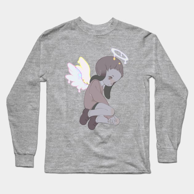 angel Long Sleeve T-Shirt by teacosi